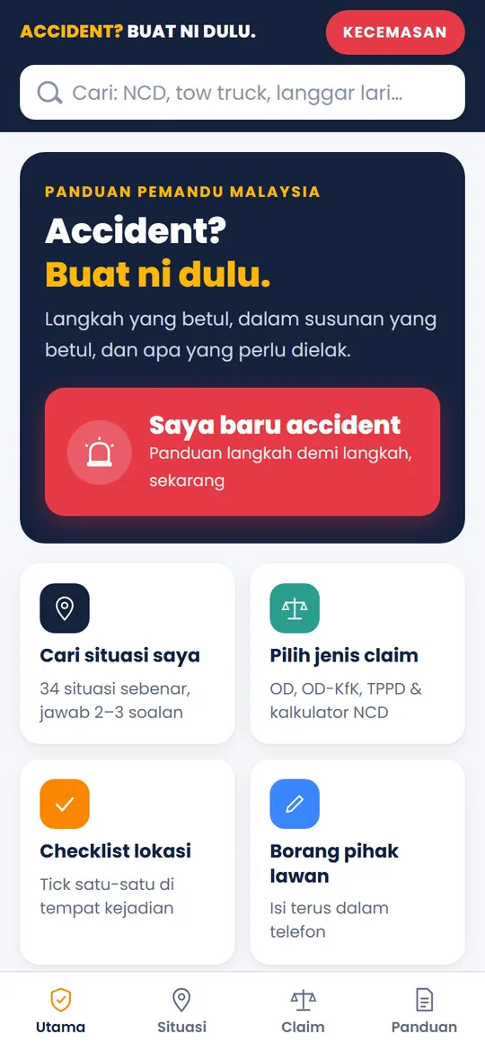 Web interaktif di telefon
